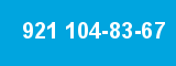 921 104-83-67 921 104-83-67